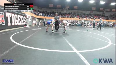 155 lbs Quarterfinal - Dub Montgomery, HBT Grapplers vs Elijah PETERSON, Darko Valley Wolf Pack