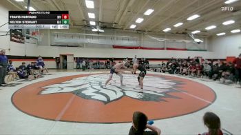 165 lbs Round 5 (6 Team) - Kelton Stewart, Glenrock vs Travis Hurtado, Riverton