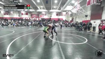 144 lbs Cons. Round 1 - Jaxon Samonte, John F Kennedy -Fremont vs Dimitrius Khoury, Capuchino