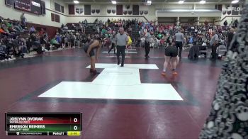 235 lbs 13th Place Match - Emerson Reimers, Iowa City West vs Joslynn Dvorak, Waterloo West