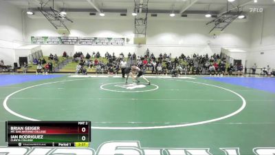 149 lbs Quarterfinal - Ian Rodriguez, Cuesta College vs Brian Geiger, Mt. San Antonio College