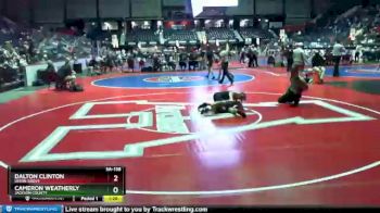 5 lbs Quarterfinal - Cameron Weatherly, Jackson County vs Dalton Clinton, Union Grove