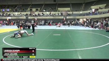 95 lbs Semifinal - Jayce LeClaire, De Pere Redbirds Youth vs Jameson Schissel, Outlaw Wrestling Club