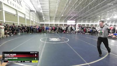 215 lbs Semifinal - Isaac McGee, Mountain View vs Satoshi Davis, Slam