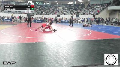87 lbs Semifinal - Isley Tito, Yukon vs Wyler Allen, Westmoore Wresting