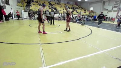 140 lbs Consi Of 8 #2 - Jett Hendricks, Sequoyah Tahlequah JH vs Michael Shaw, Miami Wardogs