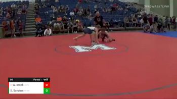 141 lbs Champ. Round 2 - Wyatt Brock, La Salle High School vs Griffin Sanders, Red Cobra Wrestling Academy