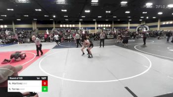 138 lbs Round Of 128 - Nathaniel Martinez, Grizzly Wrestling vs Stone Torres, Hesperia WC