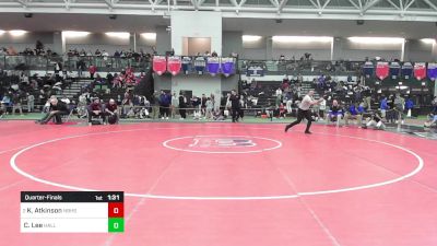 145 lbs Quarterfinal - Kaydence Atkinson, New Britain vs Christina Lee, Hall