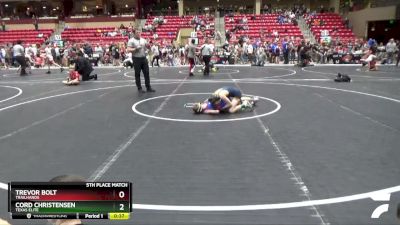 73 lbs 5th Place Match - Cord Christensen, Texas Elite vs Trevor Bolt, Trailhands