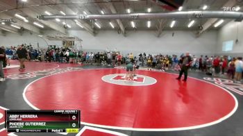 110 lbs Champ. Round 1 - Phoebe Gutierrez, Adams City vs Abby Herrera, Loveland