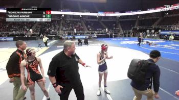 100 lbs Champ. Round 1 - Kortlyn Fairbank, Chautauqua Lake-6 vs Brooke Agnone, Fairport-5