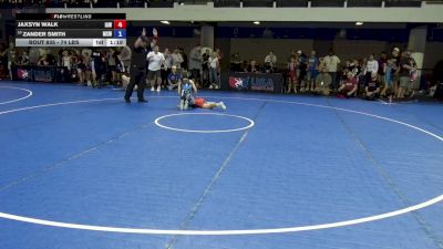74 lbs Champ. Rd Of 32 - Jaxsyn Walk, Immortal Athletics WC vs Zander Smith, Midwest Xtreme Wrestling