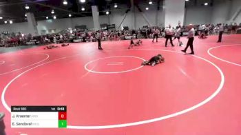 65 lbs 3rd Place - Jaxon Kraemer, Apex vs Eli Sandoval, Gold Rush Wr Ac