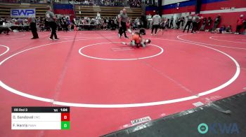 76 lbs Rr Rnd 3 - Graham Sandoval, Cowboy Wrestling Club vs Fysher Harris, Pawhuska Elks Takedown