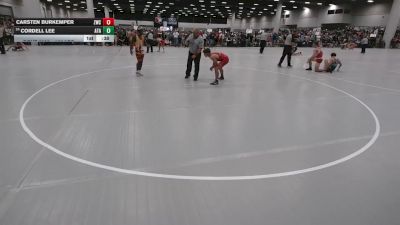 132 lbs Cons. Sub-rd Of 16 - Carsten Burkemper, Zumwalt Wrestling Club vs Cordell Lee, Alabama Takedown Academy
