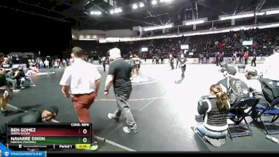 182 lbs Cons. Semi - Ben Gomez, North Kitsap vs Navarre Dixon, Lincoln (Tacoma)