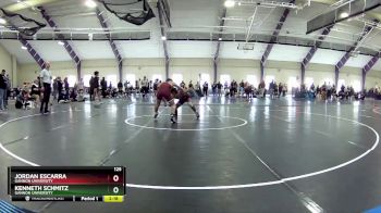 125 lbs Semifinal - Jordan Escarra, Gannon University vs Kenneth Schmitz, Gannon University