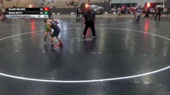 103 lbs 1st Place Match - Koda Petty, Rabbit Wrestling Club vs Blake Wilson, Williamson Co Wrestling Club