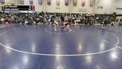 180 Open Quarterfinal - Izzy Strickert, Wartburg vs Diesel Janovich, Southeast CC