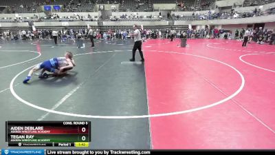 130 lbs Cons. Round 5 - Tegan Ray, Askren Wrestling Academy vs Aiden DeBlare, Askren Wrestling Academy