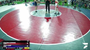 132 lbs Champ. Round 1 - Colton Cummins, Alaska vs Cole Clint, Idaho