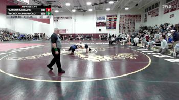 215 lbs Consolation - Landon Langlois, Stafford vs Nicholas Jandrucko, Weston