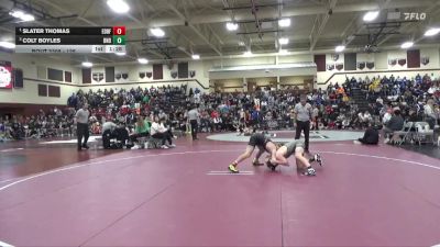 126 lbs 9th Place Match - Slater Thomas, Eddyville-Blakesburg-Fremont vs Colt Boyles, Burlington Notre Dame