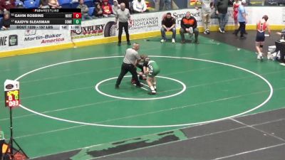 157 lbs Consi Of 32 #2 - Gavin Robbins, Northern Tioga vs Kaidyn Sleasman, Somerset