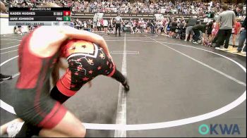 88 lbs Rr Rnd 3 - Kaden Hughes, Del City Little League Wrestling vs Jake Johnson, Pauls Valley Wrestling Club