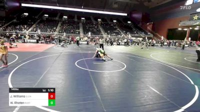 146 lbs Semifinal - Joel Williams, Glenrock WC vs Wil Rhoten, Rustler WC