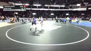 215 lbs Champ. Round 2 - Jacob Louis, Lewiston vs Michael Lefeau, Washington