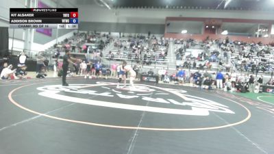 61 kg Champ. Rd Of 16 - Kit Alsaker, Team Nazar Training Center vs Addison Brown, Waynesville Tigers Wrestling Club
