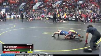 80 lbs Champ. Round 2 - Jayven Sipkema, Allegan Area Youth WC vs Viktor Bensch, Dundee WC