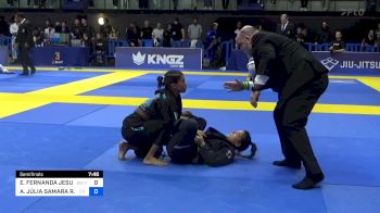 ERIKA FERNANDA JESUS MACHADO vs ANA JÚLIA SAMARA R. LIMA 2024 European Jiu-Jitsu IBJJF Championship