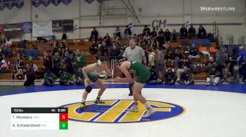 152 lbs Quarterfinal - Tye Monteiro, Garces vs Adar Schwarzbach, Palo Alto Hs