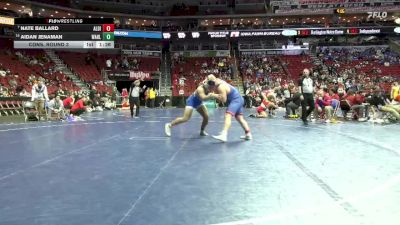 2A-285 lbs Cons. Round 3 - Aidan Jenaman, Wahlert, Dubuque vs Nate Ballard, Albia