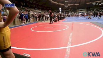 80 lbs Quarterfinal - Brennan Gray, Midwest City Bombers Youth Wrestling Club vs Lucas Matecki, Collum Trained