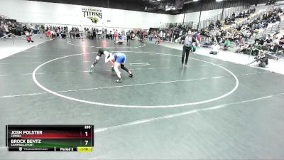 126 lbs Cons. Round 6 - Michael Ciancio, Coleman vs Amos Ebeling, Wisconsin Lutheran