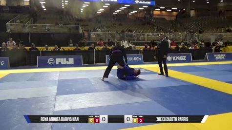 Zoe Elizabeth Parris vs Roya Andrea Darvishian 2025 Pan Jiu Jitsu IBJJF Championship