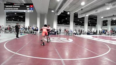 Cons. Round 1 - Michael Durham, Warrior Regional Training Center vs Augustus Johns, Cardinal Wrestling Club