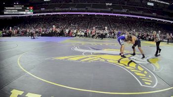 D1-150 lbs Champ. Round 1 - Alexander Buskirk, Detroit Catholic Central HS vs Lucas Harper, Dakota HS