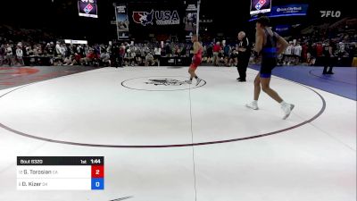 144 lbs Cons 8 #2 - Gregory Torosian, CA vs Dimitri Kizer, OK