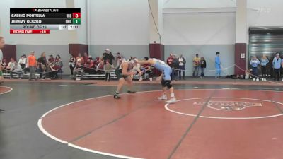 174 lbs Round Of 16 - Sabino Portella, North Carolina vs Jeremy Olszko, Ohio