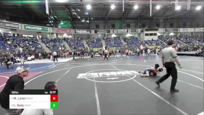 66 lbs Consi Of 8 #2 - Marrius Laner, Montezuma-Cortez vs Lawson Bady, Bear Creek Jr. Wrestling