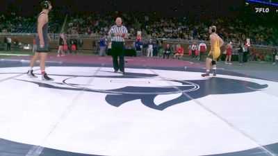 D4-215 lbs Quarterfinal - Wyatt Zuiderveen, McBain vs Gradyn Whelan, Clinton