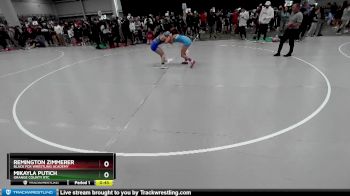 120 lbs Cons. Round 5 - Remington Zimmerer, Black Fox Wrestling Academy vs Mikayla Putich, Orange County RTC