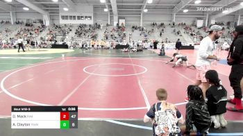 110 lbs Rr Rnd 3 - Dawson Mack, Roundtree Wrestling Academy Black vs Andrew Clayton, Team Bro