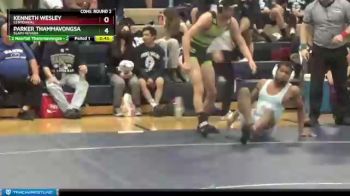 145 lbs Cons. Round 2 - Kenneth Wesley, Centennial vs Parker Thammavongsa, Slam! Nevada