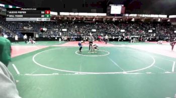 120 lbs Champ. Round 1 - Will Yoder, ARC3 vs Alexis Pieper, EWO3